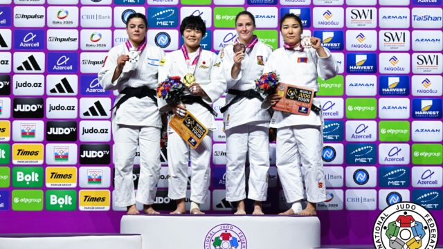 女子63kg級 全試合結果／バクー世界柔道選手権2026