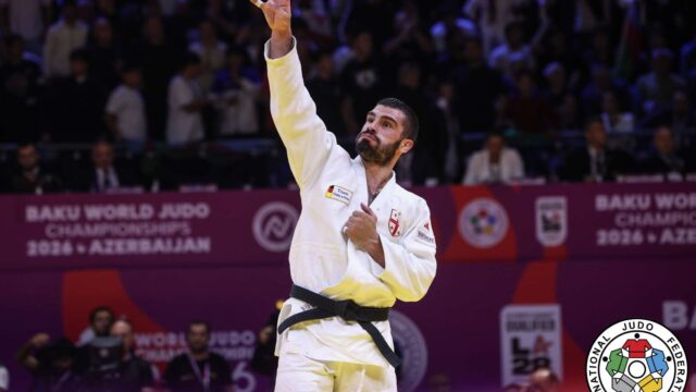 【ニュース】グリガラシヴィリ4度目のV、老野祐平はイ・ジュンファンに苦杯／バクー世界柔道選手権2026・第4日(男子81kg級)