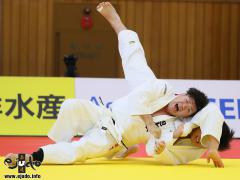 1回戦、垣田は今季の全日本ジュニア100kg超級王者中村雄太を一蹴。僅か39秒、背負投「一本」で勝負を決めた。